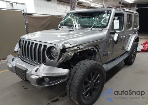 2021 Jeep Wrangler Unlimited High Altitude 4X4 z USA, uszkodzony, nr VIN 1C4HJXEN1MW529568